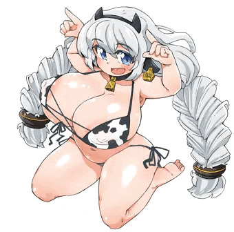 牛柄ビキニのあかりちゃん