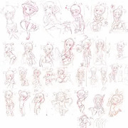 落書きはなちゃん詰め合わせ