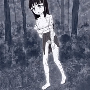 暗い森の中から