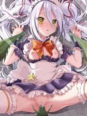 ちっぱいメイドにぷちゅっと挿入（Skebリク）