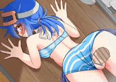 水着のうちのことシャワー室で