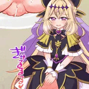 キュアアルカナシャドウの洋式トイレで便秘うんち大量排泄