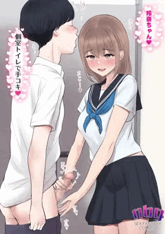 個室トイレで手コキしてくれるクラスメイトの女の子☆