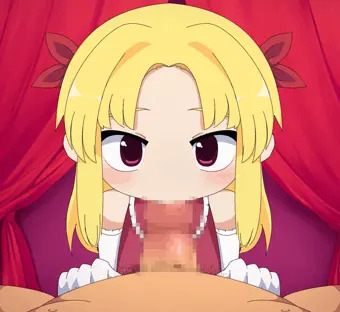 【音声付アニメ・無料公開】魔導士ちゃんフェラ口内射精ごっくん