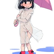 台風一過だ露出子ちゃん