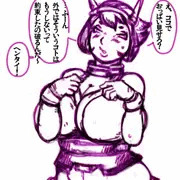 艦これラフ　フェラチオして欲しい俺提督と陸奥