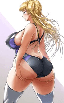競泳水着ニーソ雛子
