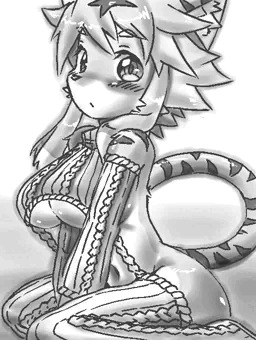 ミアちゃんがあったかいの着るだけ