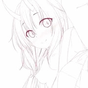 シュナちゃんを横から○○する日　線画