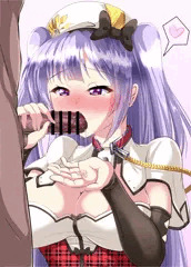 黒くてぶっといモノを咥えるエイジャックスちゃん(ˇωˇ)