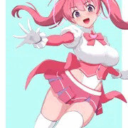 ピンク系魔法少女