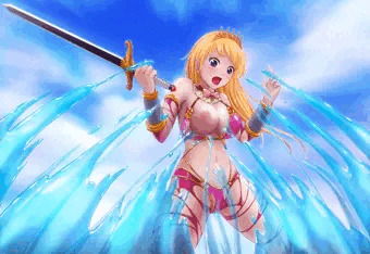 スライムに襲われる姫騎士
