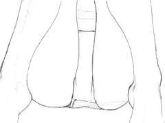 10分模写(股間)