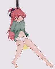 落書き　杏子ちゃん拘束放置