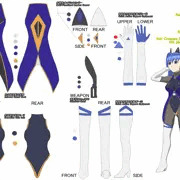 オリジナルヒロイン設定画