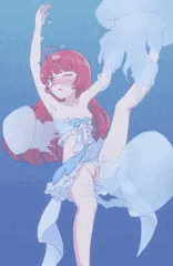 クラゲにイカされるそふぃ