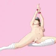 拘束全裸女子