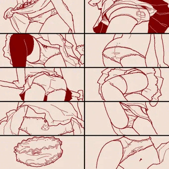 手書きパンツ４
