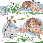 巨大な女の子と自然界