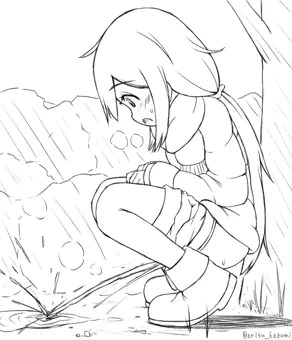 （落描き）なでしこちゃん野ション