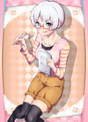 漫画が好きな女の子