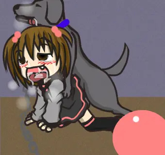 犬のいる風景