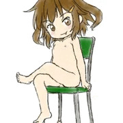 裸椅子な雷ちゃん