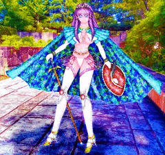 「SF超次元伝説ラル」より、ユリア王女