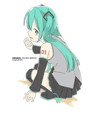 初音さん　おしっこを漏らす
