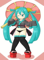 お正月ミクさん