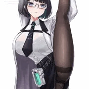 マナさんにI字バランスをやってもらった。