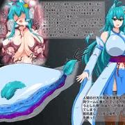 ワームに丸呑みされた白夜ちゃん
