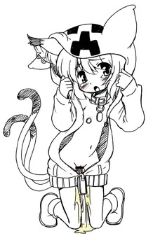 ネコミミでクリーパーカーでおしっこでペロペロ☆