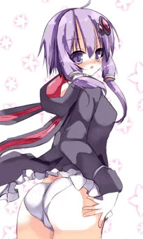 ゆかりさんのバックパンチラ