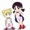 やったぜなっとうボーイのあんみつちゃんとピーナッツちゃん
