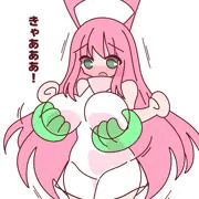 スライムに爆乳を揉まれまくるナース兎娘ちゃん