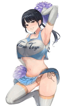 「チアガールの腋の匂い」のパッケージイラスト