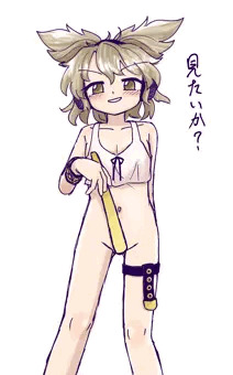 見せてくれない神子