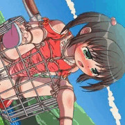 自転車カゴに固定