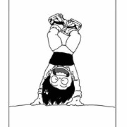 逆立ちチエちゃんパンチラ化