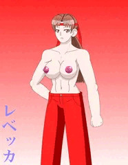 トップレスズボンファイター・レベッカ