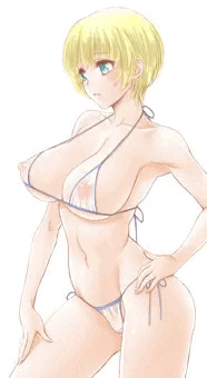 透け白ビキニ