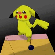 ピカチュウと さんかくもくば▽