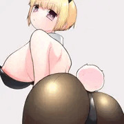 金髪ボブ娘バニー