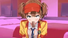 いまだけダブチ食べ美にフェラさせる