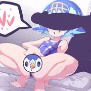 pixiv リクエスト 「目隠し竿スイレンちゃん」