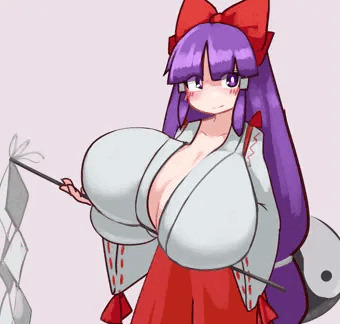 巨大巫女現る