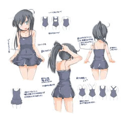 朝潮委員長のスク水よもやま絵とじょば