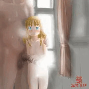 記念撮影娘