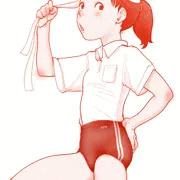 梅雨前ブルマー